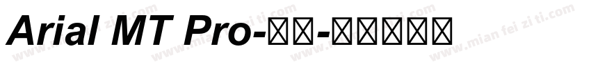 Arial MT Pro-常规字体转换